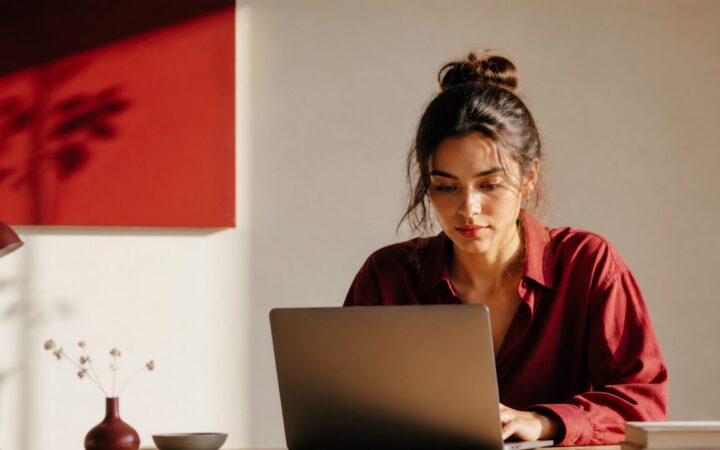 Femmes technologiques sur Internet